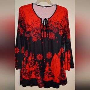 Rosegal Black and Red Blouse